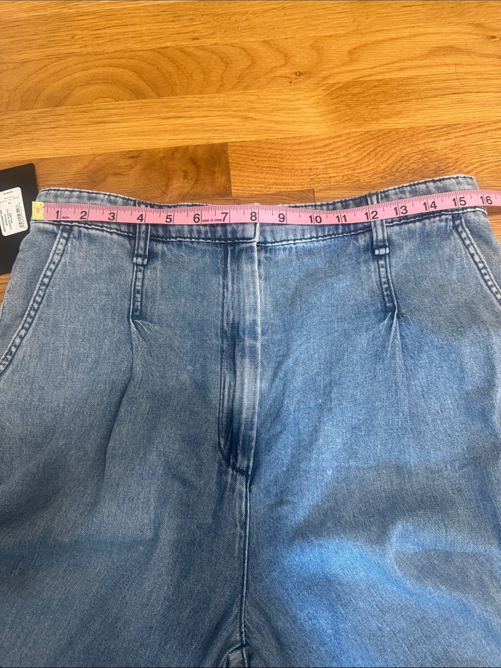 rag & bone Light Blue Straight Leg Jeans - Picture 6 of 6